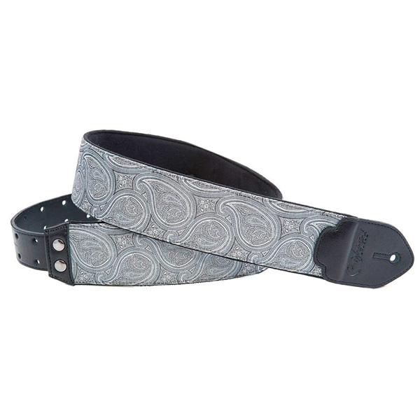 Righton! STRAPS(ライトオンストラップス) / VALENTINO (Black) - ギターストラップ -