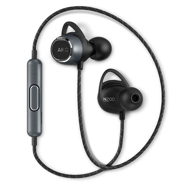 AKG(アーカーゲー) / N200 WIRELESS (BLACK) - Bluetooth対応 ワイヤレスイヤホン - 1大特典セット