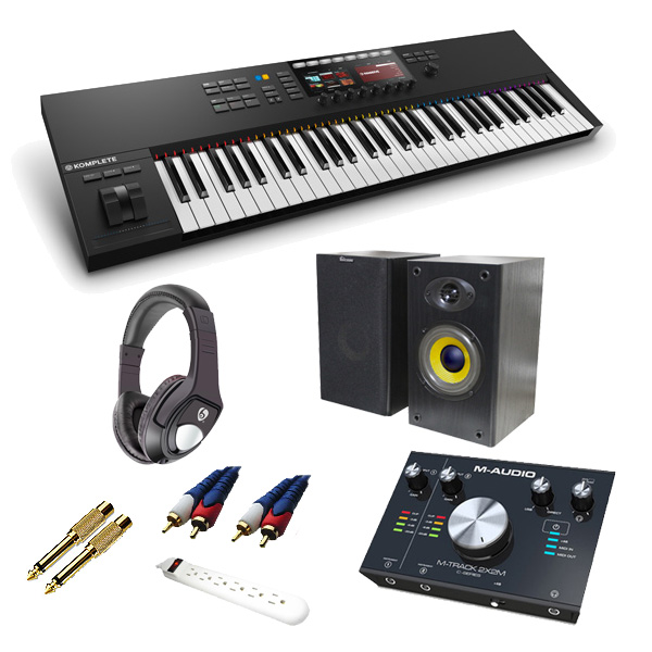 KOMPLETE KONTROL S61 MK2 / M-Track 2x2 M DTMスタートセット 4大特典セット