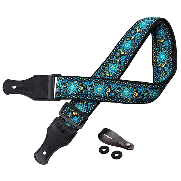 TimbreGear / Vintage Woven Collection Strap Set (blue) - ギターストラップ -