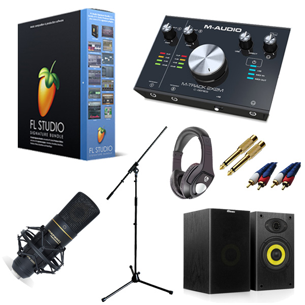 ■ご予約受付■ 【 FL STUDIO 20 DTM初心者レコーディングセットB 】 Marantz(マランツ) MPM-2000U / M-TRACK 2x2M セット 【次回入荷未定】 2大特典セット