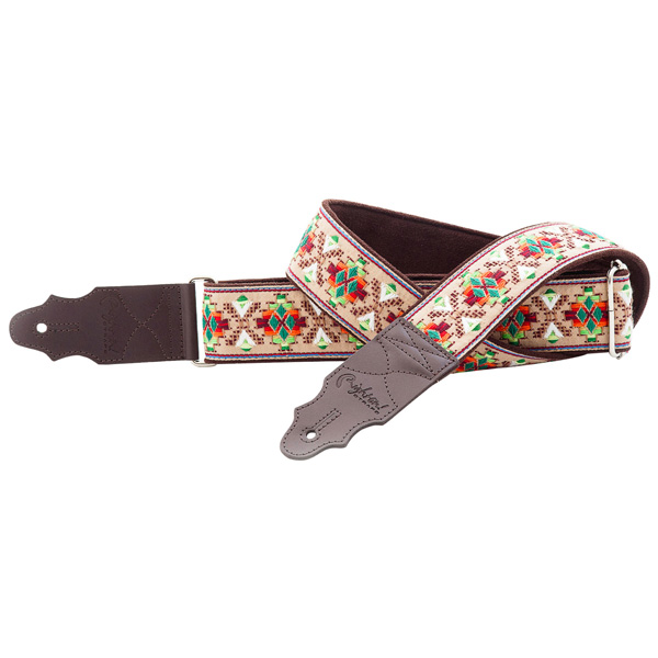 Righton! STRAPS(ライトオンストラップス) / STANDARD PLUS Series LOLLAPALOOZA/Beige - ギターストラップ -