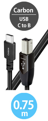 AudioQuest(ǥ) / USB 2.0 CARBON (0.75m / Type-C to Type-B) ǥ졼USB֥