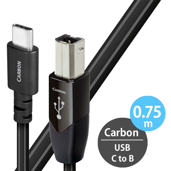 AudioQuest(オーディオクエスト) ／ USB 2.0 CARBON (0.75m ／ Type-C 