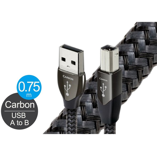 AudioQuest(オーディオクエスト) / USB 2.0 CARBON (0.75m / Type-A to Type-B) オーディオグレードUSBケーブル