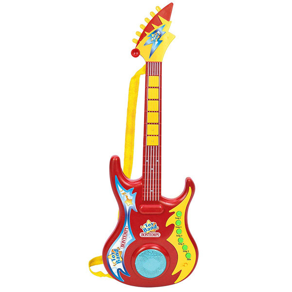 Bontempi(ボンテンピ) / ショルダーストラップ付き 電子ギター (24 6909) - 子供用楽器 - 【正規輸入品】