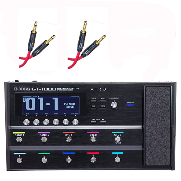 【Beldenシールド2本セット】 Boss(ボス) / GT-1000 Guitar Effects Processor - ギタープロセッサー マルチエフェクター -