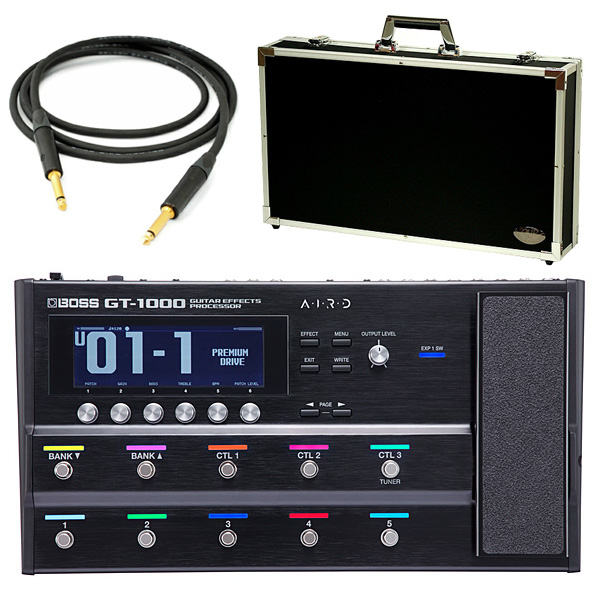 【ハードケース＆Beldenシールドセット】 Boss(ボス) / GT-1000 Guitar Effects Processor - ギタープロセッサー マルチエフェクター -