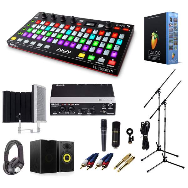 Image-Line(イメージライン) / FL Studio 20 Signature 【通常版】 & Akai(アカイ) / FIREスピーカーセットB 【次回入荷未定】 7大特典セット