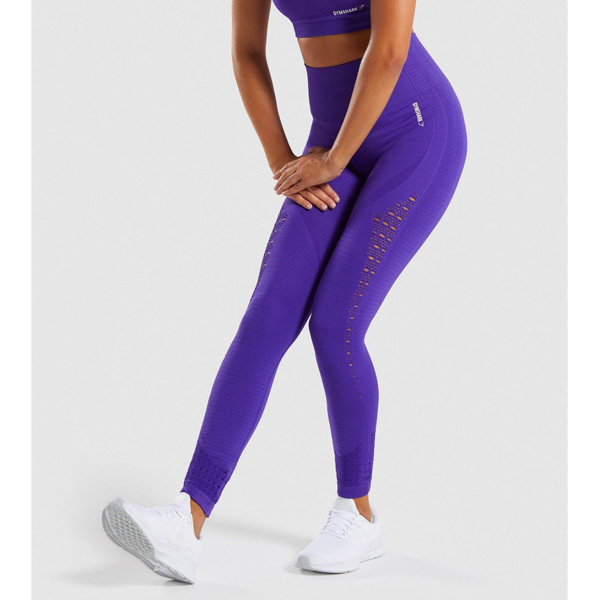 Gymshark(ジムシャーク) / Energy+ Seamless High Waisted Leggings (INDIGO XSサイズ) - レギンス ジム ヨガ ダンス ワークアウト - 《芸能人愛用》