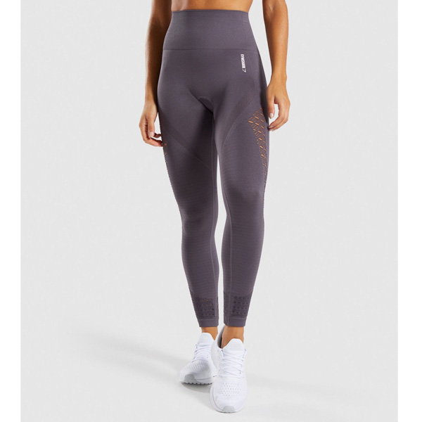 Gymshark(ジムシャーク) / Energy+ Seamless High Waisted Leggings (SLATE LAVENDER XSサイズ) - レギンス ジム ヨガ ダンス ワークアウト - 《芸能人愛用》