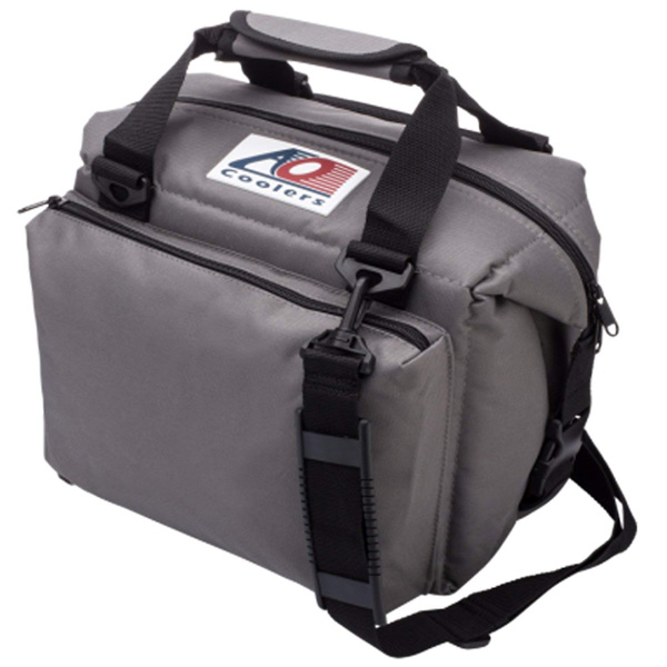 AO Coolers / Canvas Soft Cooler (チャコール / 12パック / デラックスタイプ) キャンバス ソフトクーラー - クーラーボックス -