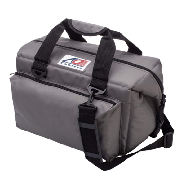 AO Coolers / Canvas Soft Cooler (チャコール / 24パック/ デラックスタイプ) キャンバス ソフトクーラー / クーラーボックス