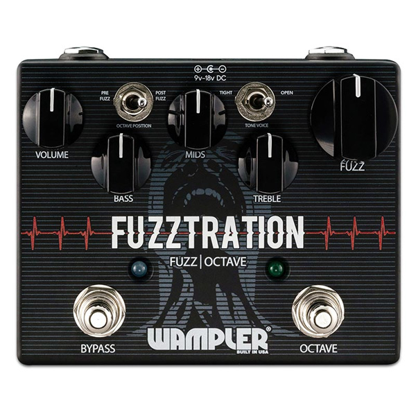 Wampler Pedals(ワンプラーペダル) / Fuzztration - ファズ - 《ギターエフェクター》 【ACアダプタープレゼント】 1大特典セット