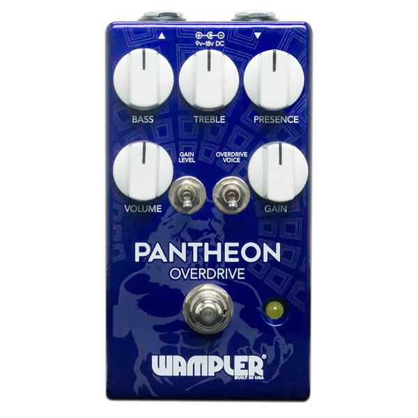 Wampler Pedals(ワンプラーペダル) / Pantheon Overdrive - オーバードライブ - 《ギターエフェクター》 【ACアダプタープレゼント】 1大特典セット