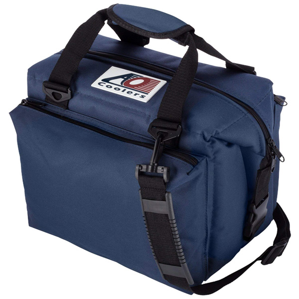 AO Coolers / Canvas Soft Cooler (ネイビー / 12パック / デラックスタイプ) キャンバス ソフトクーラー - クーラーボックス -