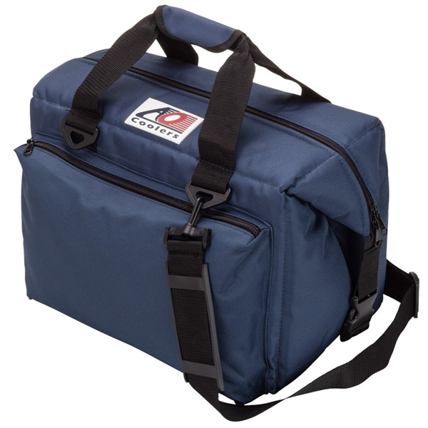 AO Coolers / Canvas Soft Cooler (ネイビー / 24パック / デラックスタイプ) キャンバス ソフトクーラー / クーラーボックス