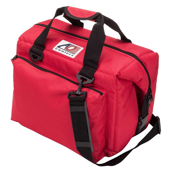 AO Coolers / Canvas Soft Cooler (レッド / 12パック / デラックスタイプ) キャンバス ソフトクーラー - クーラーボックス -