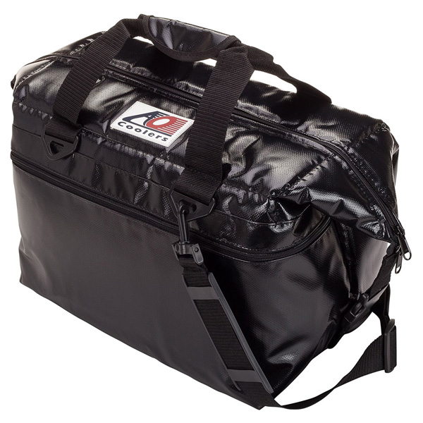 AO Coolers / Water-Resistant Vinyl Soft Cooler (ブラック / 36パック) ビニールソフトクーラー - クーラーボックス -