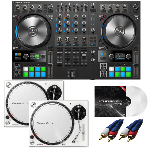 ■ご予約受付■ NATIVE INSTRUMENTS / TRAKTOR KONTROL S4 MK3 【TRAKTOR PRO 3無償】 PLX-500-W DVSセット 8大特典セット