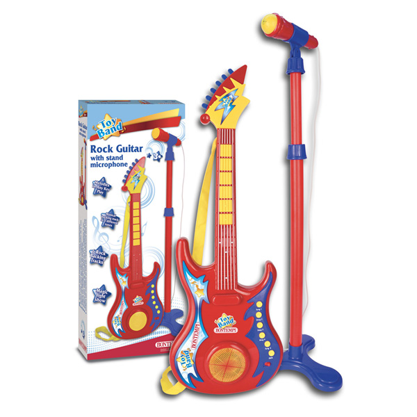 Bontempi(ボンテンピ) / Electronic Rock Guitar スタンドマイク付き (24 7020) おもちゃのロックギター 【正規輸入品】