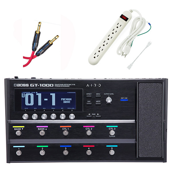 Boss(ボス) / GT-1000 Guitar Effects Processor - マルチエフェクター - 【Belden高品質ギターシールド＆OAタッププレゼント】
