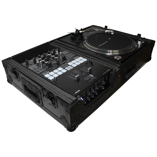 ProX / XS-TMC1012WBL ターンテーブル1台 + DJミキサー1台収納可能 DJセットケース