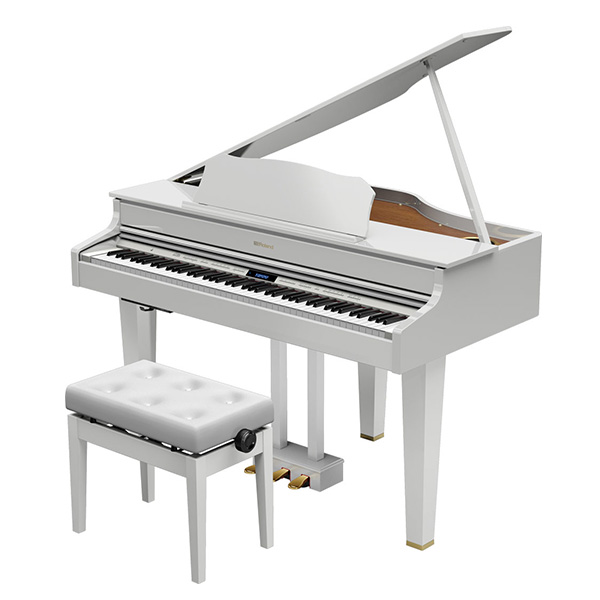 Roland(ローランド) / GP607-PWS ( 白塗鏡面艶出し塗装仕上げ ) 【楽譜集・専用高低自在椅子付属】 -デジタル・ピアノ - 【全国配送・組立設置無料(※離島は除く・代引き不可)】
