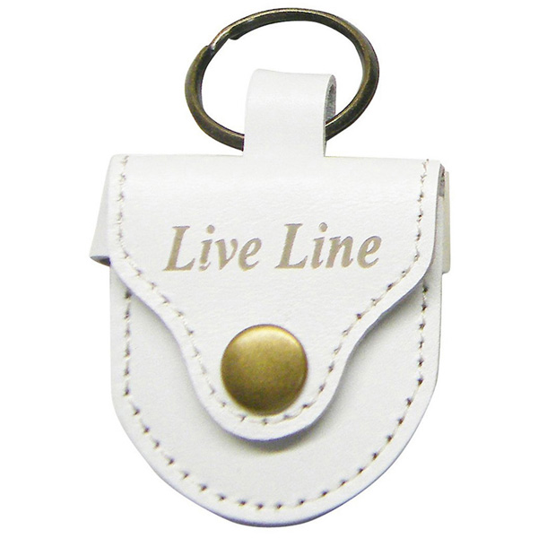 LIVE LINE(ライブライン) / LPC1200WH（ホワイト） - レザー ピックケース -