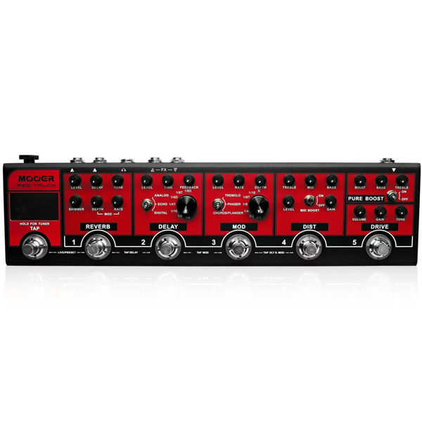 MOOER(ムーアー) / Red Truck - マルチエフェクター - 《ギターエフェクター》 【専用キャリーケース付属】 1大特典セット