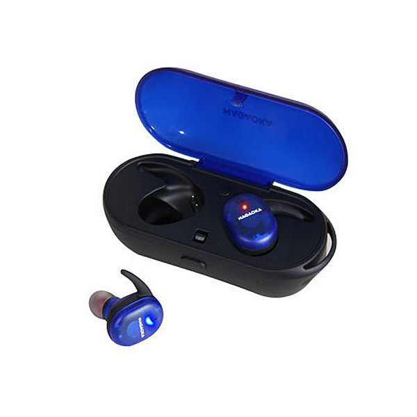 Nagaoka(ナガオカ) / BT815SBL (スケルトンブルー) オートペアリング機能搭載 Bluetooth5.0対応 完全ワイヤレスイヤホン 1大特典セット