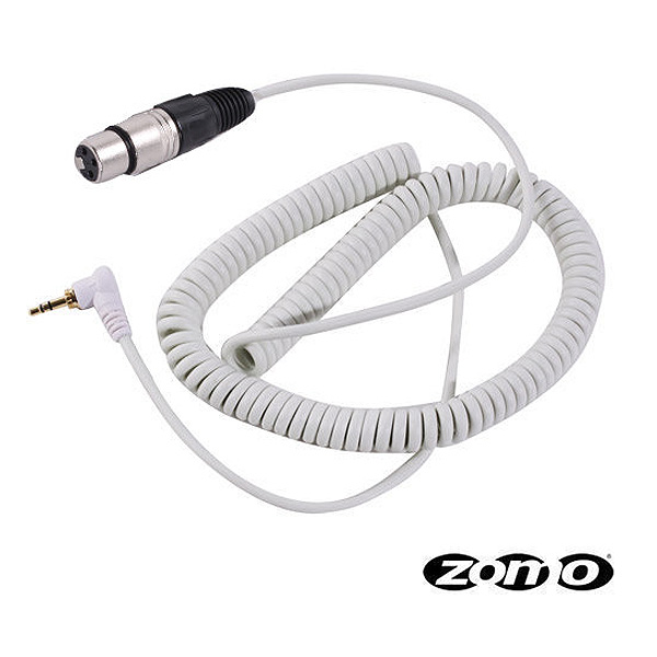 Zomo(ゾモ) / HD-120 ヘッドホン用 交換カールコード / ケーブル (White)