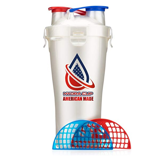 Hydra Cup / Dual Threat Shaker Bottle 2.0(American) プロテイン シェーカー 2in1 28オンス(約800mL)