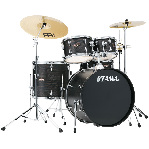 【基本セット】 TAMA(タマ) / IMPERIALSTAR（インペリアルスター） [IE52KH6HC-BOW(ブラック・オーク・ラップ)] - 22インチバスドラムセット -