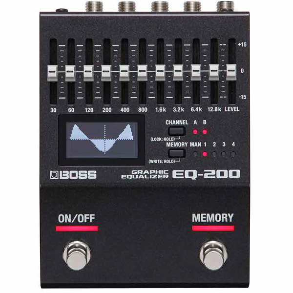 Boss(ボス) / EQ-200 GRAPHIC EQUALIZER グラフィック イコライザー ≪ギター ベース エフェクター≫ 【今夏発売予定】