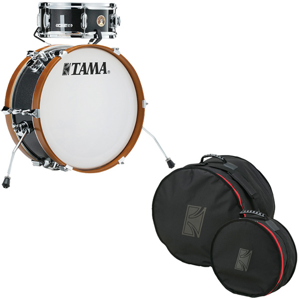 【キャリーバッグセット】 TAMA(タマ) / CLUB-JAM MINI KIT クラブジャムミニキット [LJK28S-CCM] COMPACT VINTAGE KIT - コンパクトドラムセット - 【シンバルホルダーブラケット付き】 ※シンバル・ハードウェア別売※