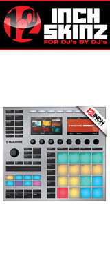 ͽբ12inch SKINZ / Native Instruments Maschine MK3 Skinz Metallics (Brushed Silver) Maschine MK3 ѥ