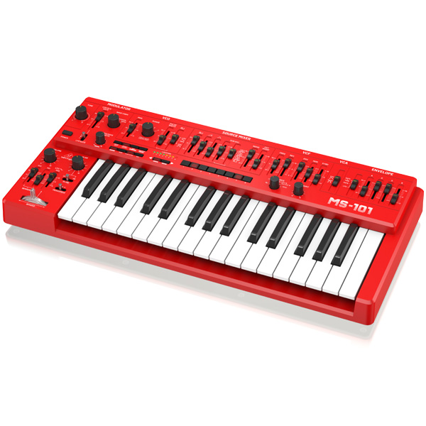 Behringer(ベリンガー) / MS-101-RD (レッド) 32鍵 アナログ・モノフォニック・シンセサイザー 【7月31日発売予定】