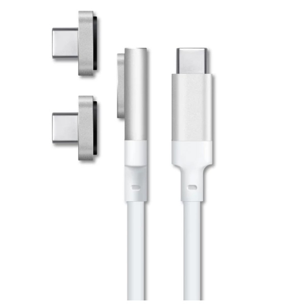 MAGABOLT / MAGX USB-C MAGSAFE MAGNETIC CABLE (1.5m / WHITE) USB-Cケーブル 【アダプター2個付属】