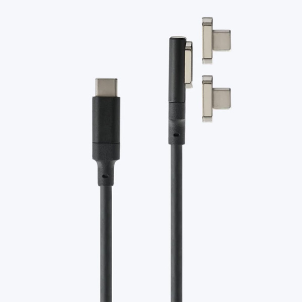 MAGABOLT / MAGX USB-C MAGSAFE MAGNETIC CABLE (1.5m / BLACK) USB-Cケーブル 【アダプター2個付属】