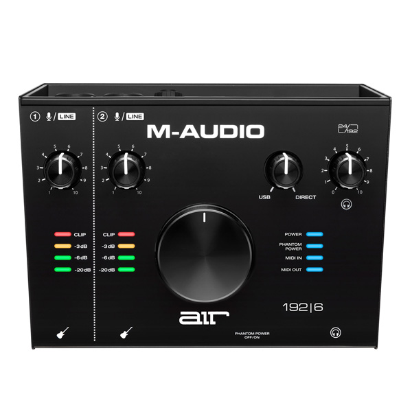 【限定2台】M-Audio(エム・オーディオ) / AIR 192 | 6 -2in/2out USBオーディオ/MIDIインターフェース -   【メーカー再生品/箱凹みあり 】 『セール』『オーディオインターフェース』『箱ボロ』