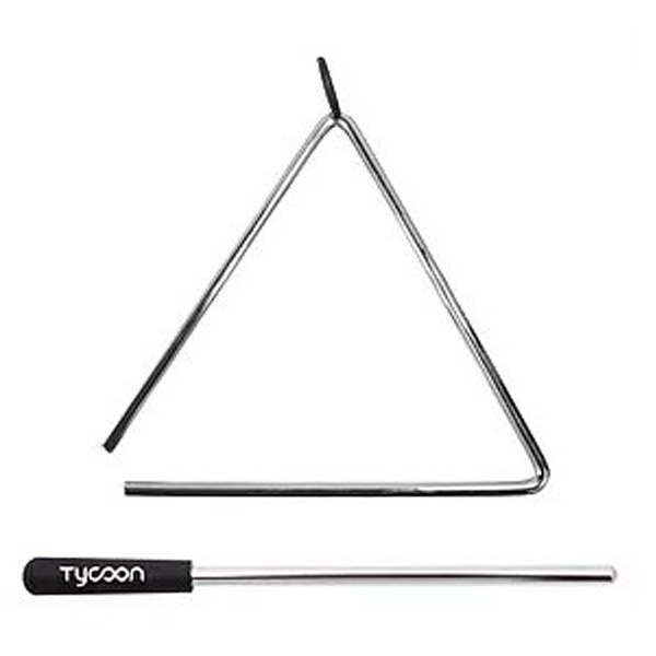 TYCOON(タイクーン) / Steel Triangles TRI-6 - スティール トライアングル 8”サイズ ビーター付き -