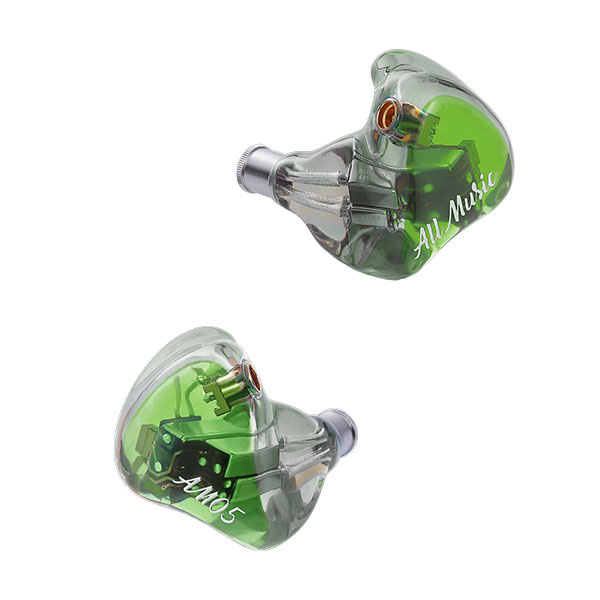 iBasso Audio(アイバッソ オーディオ) / AM05 (GREEN) 5ドライバBA型MMCX対応イヤホン 1大特典セット