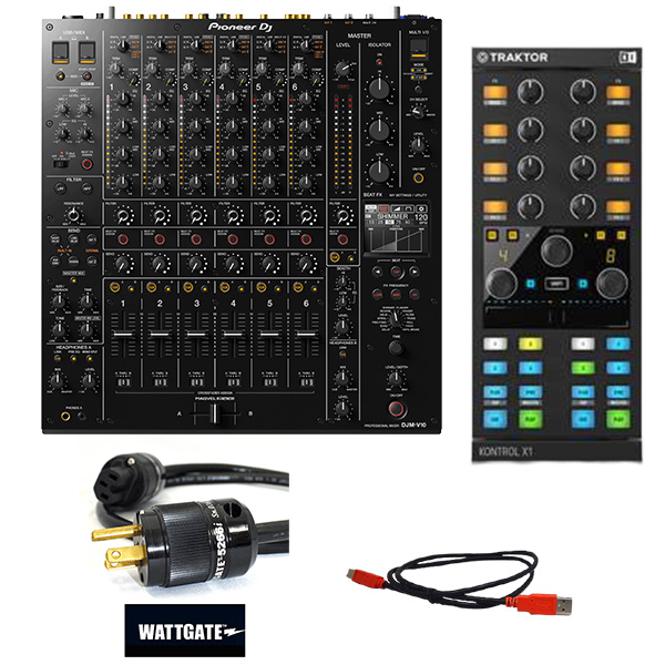 Pioneer(パイオニア) / DJM-V10 ＆ Native Instruments(ネイティブスンストゥルメンツ) TRAKTOR KONTROL X1 MK2セット 