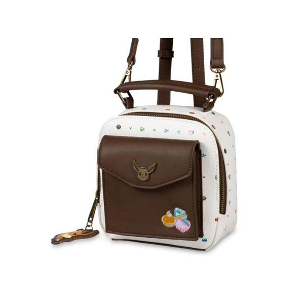 Pokemon Center(ポケモンセンター) / Eevee Sweet Choices Convertible Mini Backpack by Loungefly / 海外限定 ラウンジフライ ポケモン イーブイ ショルダー バックパック リュックサック