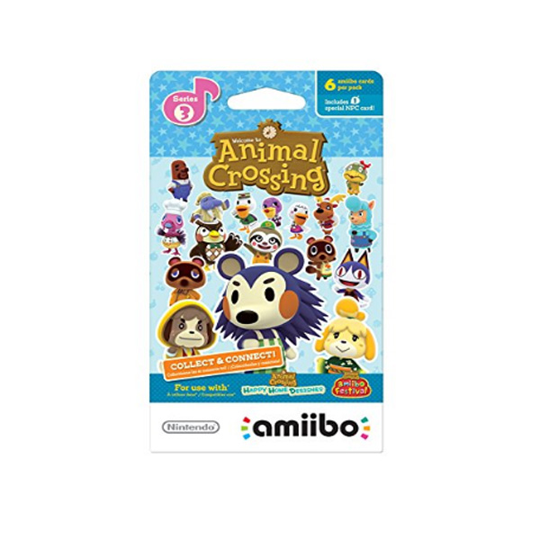 Nintendo(ニンテンドー/任天堂) / Animal Crossing amiibo Cards / どうぶつの森 海外仕様 / シリーズ3 / 6枚 amiiboカード ゲーム