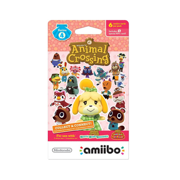 Nintendo(ニンテンドー/任天堂) / Animal Crossing amiibo Cards / どうぶつの森 海外仕様 / シリーズ4 / 6枚 amiiboカード ゲーム