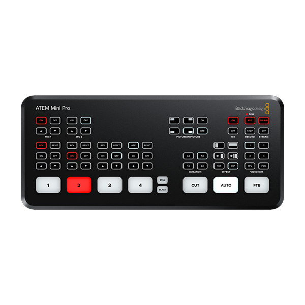 Blackmagic Design / ATEM Mini Pro - エンコーダー内蔵ライブプロダクションスイッチャー -