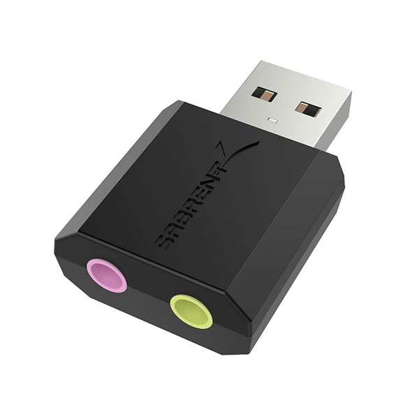 Sabrent / 3.5mmミニジャック ヘッドホン出力 / オーディオ 変換アダプタ