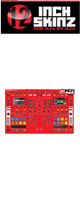 ͽբ12inch SKINZ / Native Instruments Kontrol S8 Skinz (Red) Kontrol S8 ѥ